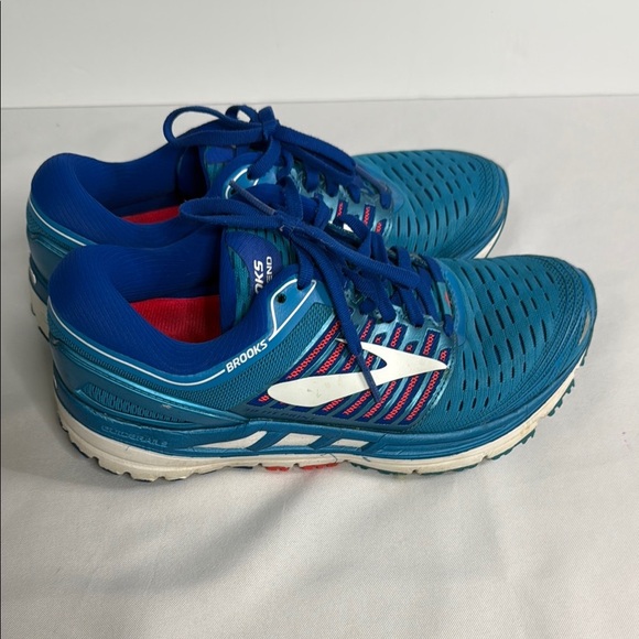 Brooks Transcend 5 Blue Athletic Shoes - Picture 3 of 8